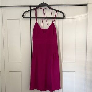 Fuchsia Spaghetti Strap Sundress